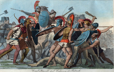 Trojan War scene